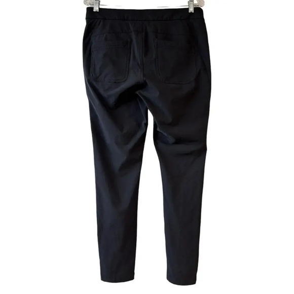 Athleta Wander Skinny Pant Ankle Zip Black 10 Utility Athleisure Gorpcore City - Picture 13 of 15
